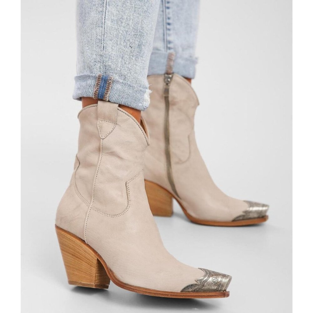 Free People Brayden Leather Western Boot - 7